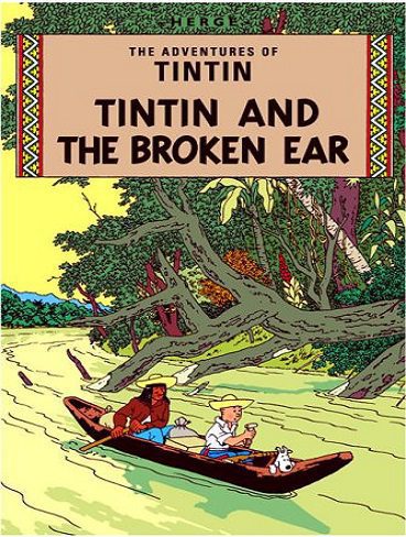 کتاب The Broken Ear  گوش شکسته (تن تن 6)