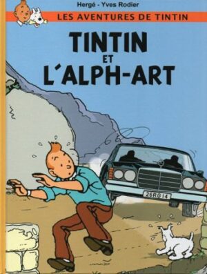 کتاب Tintin and Alph-Art تن تن و هنر الفبا (گلاسه رحلی رنگی)