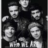 One Direction Who We Are جایی که هستیم(سیاه و سفید)