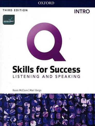 Q Skills for Success Intro  3rd Listening and Speaking +DVD کتاب کیو اسکیلز اینترو (وزیری)