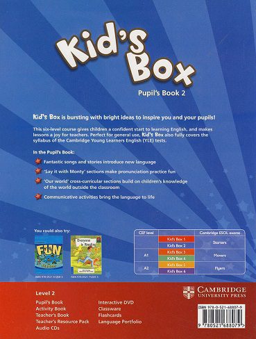Kids Box 2 - Updated 2nd Edition SB+WB+CD کتاب کیدز باکس 2(کتاب دانش آموز +کتاب کار +CD)