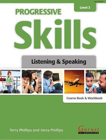 Progressive Skills 3- Listening and Speaking +Workbook + CD (رنگی)
