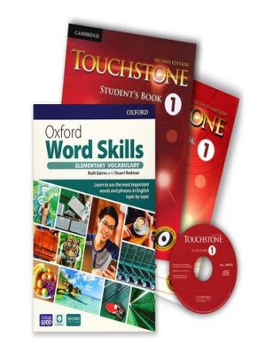 کتاب Touchstone 1 + Oxford Word Skills elementary کتاب تاچ استون 1 (رحلی) و ورد اسکیلز (وزیری) (کتاب دانش آموز+ کتاب تمرین + فایل صوتی) (کتاب دانش آموز با کتاب کار و سی دی)