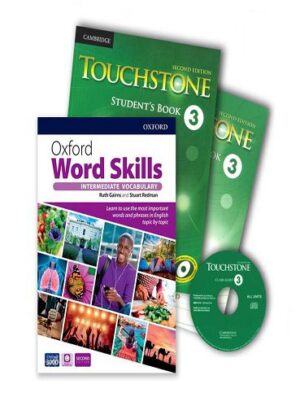 Touchstone 3 + Oxford Word Skills Intermediate  پک تاچ استون 3 (رحلی)و ورد اسکیلز(رحلی)