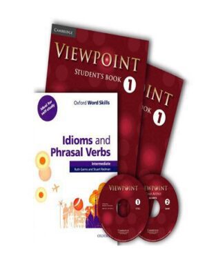 ViewPoint 1 + Idioms and Phrasal Verbs intermediate  کتاب ویوپوینت 1 و آکسفورد