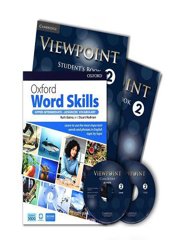 ViewPoint 2 + Oxford Word Skills Advanced کتاب ویوپوینت 2 (رحلی)و ورد اسکیلز (وزیری)