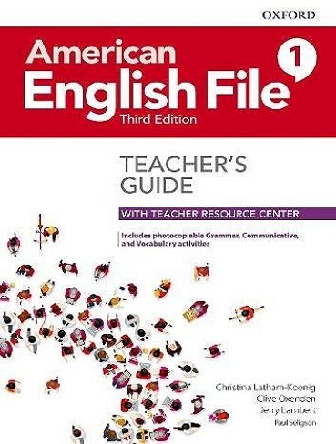 کتاب معلم امریکن انگلیش فایل 1 ویرایش سوم American English File 1 3th Teacher Book