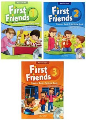 American first friends 1+2+3+CD کتاب امریکن فرست فرندز 3 سطح