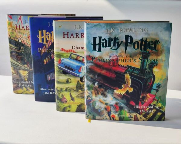 کتاب Harry Potter Illustrated Edition 1 To 5 Packed هری پاتر مصور گلاسه رحلی