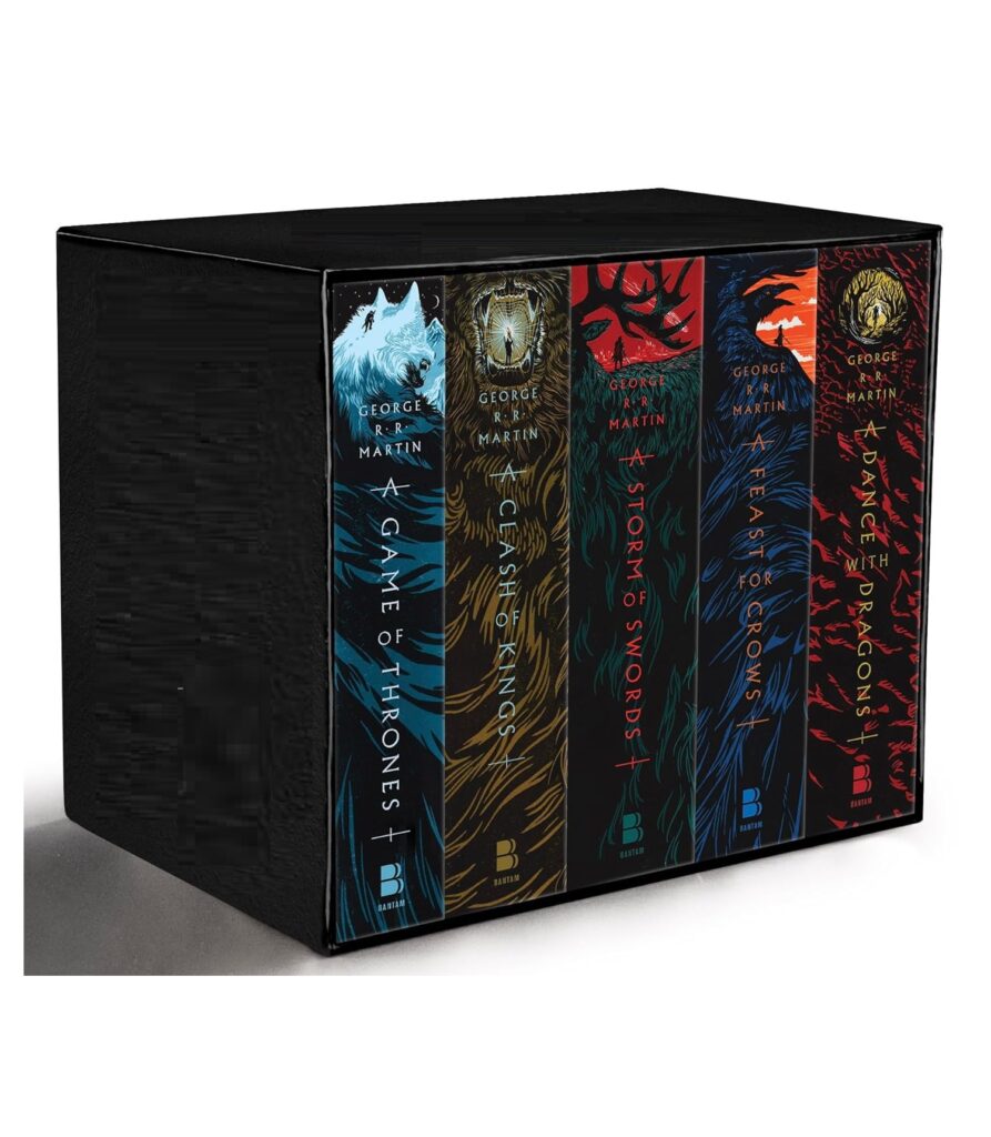 George R. R. Martin's A Game of Thrones 5-Book Boxed Set (Song of Ice and Fire Series): A Game of Thrones, A Clash of Kings, A Storm of Swords, A Feast for Crows, and A Dance with Dragons