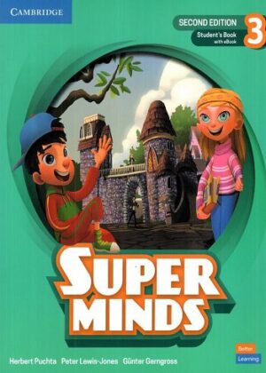 جدیدترین ویرایش کتاب سوپر مایندز کودکان |Super Minds 3 (Second Edition) S.B+W.B+DVD