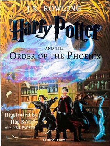 Harry Potter and the Order of the Phoenix - Illustrated Edition Book 5(جلد 5 هری پاتر مصور)
