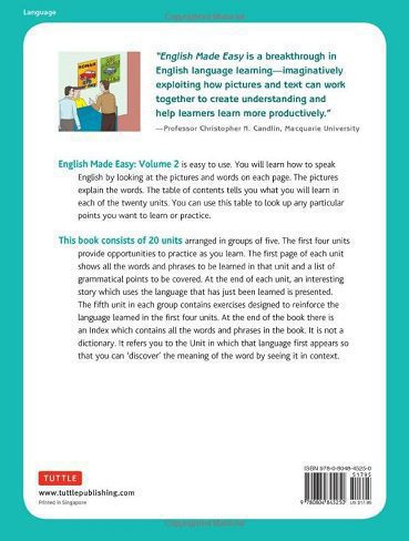 English Made Easy Volume Two: A New ESL Approach: Learning English Through Pictures(رنگی)