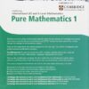 Pure Mathematics 1 for Cambridge International AS and A Level Mathematics by Hodder Education(سیاه و سفید)