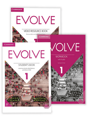 مجموعه کتاب Evolve 1 (SB+WB+VIDEO BOOK) کتاب زبان ایوالو 1