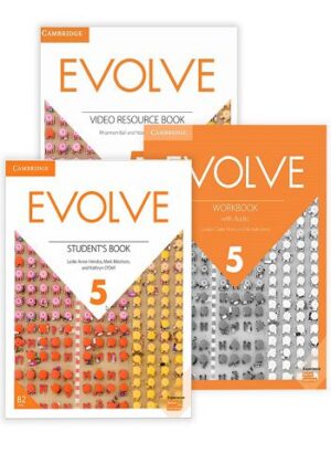 مجموعه کتاب Evolve 5 کتاب ایوالو 5 (کتاب دانش آموز+ کتاب تمرین + کتاب ویدئو +فایل صوتی)