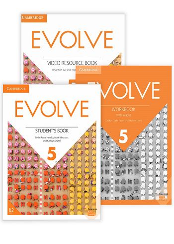 مجموعه کتاب Evolve 5 (SB+WB+VIDEO BOOK) کتاب زبان ایوالو 5