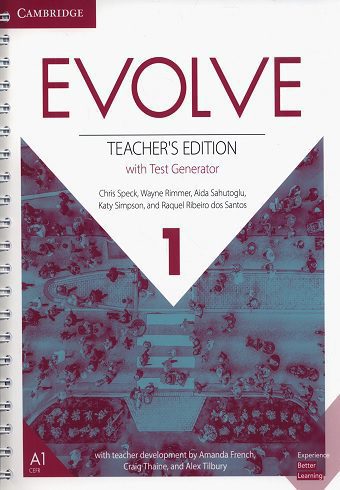 کتاب Evolve Level 1 Teacher s Edition with Test Generator کتاب معلم زبان ایوالو 1