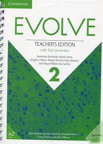 کتاب Evolve Level 2 Teacher s Edition with Test Generator کتاب معلم زبان ایوالو 2