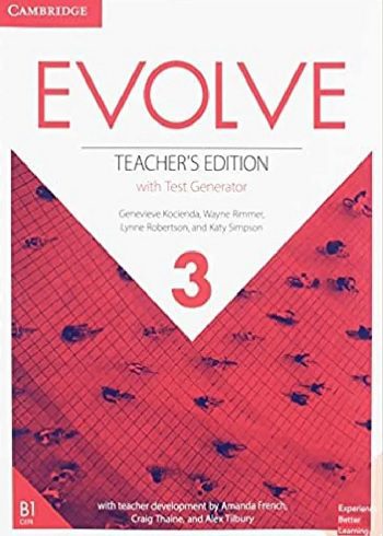 کتاب Evolve Level 3 Teacher s Edition with Test Generator کتاب معلم زبان ایوالو 3