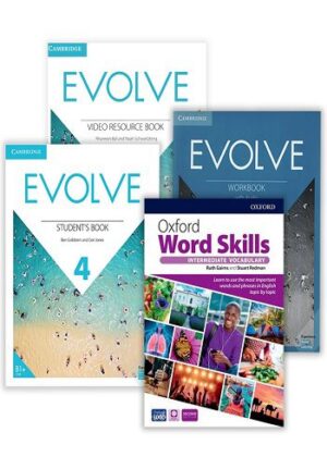 مجموعه کامل Evolve 4 کتاب ایوالو 4 (کتاب دانش آموز+ کتاب تمرین + کتاب ویدئو +فایل صوتی)