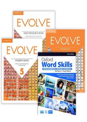 مجموعه کامل Evolve 5 کتاب ایوالو 5 (کتاب دانش آموز+ کتاب تمرین + کتاب ویدئو +فایل صوتی)