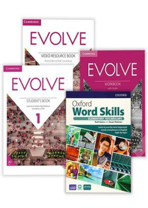 مجموعه کامل Evolve 1 کتاب زبان ایوالو 1 (کتاب دانش آموز+ کتاب تمرین + کتاب ویدئو +فایل صوتی)