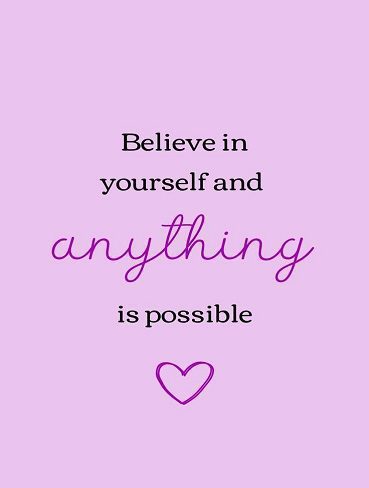 Believe In Yourself and Anything Is Possible (بدون حذفیات)