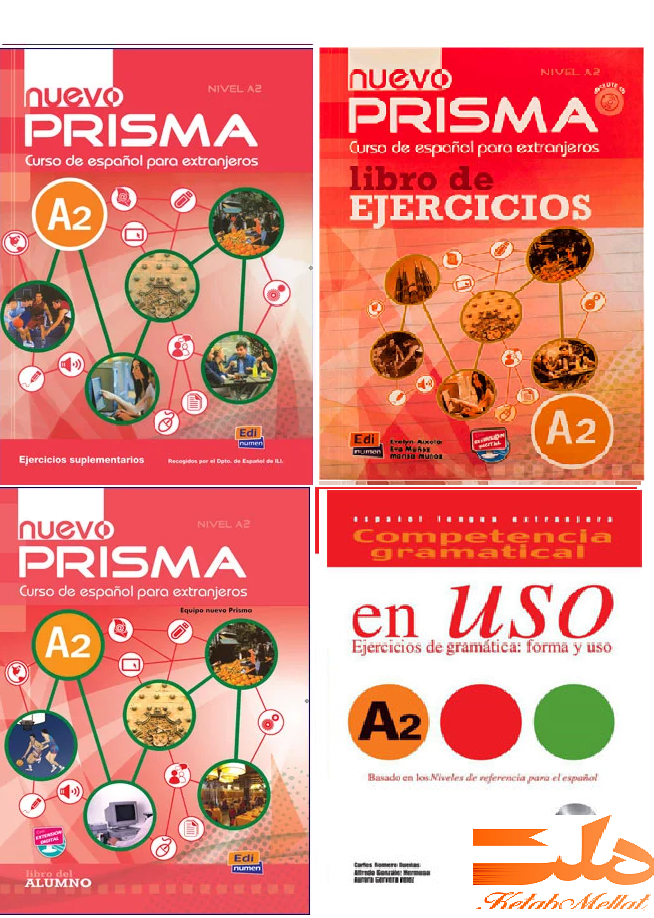 Nuevo Prisma A2+ Suplementarios A2+USO A2 +SB+WB+CD کتاب