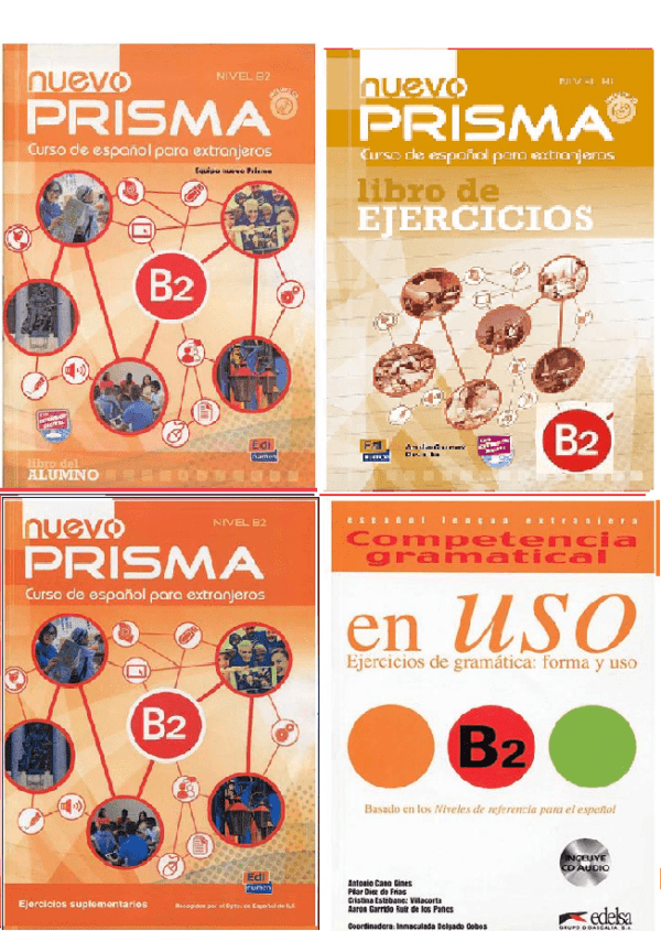 Nuevo Prisma B2+ Suplementarios B2+USO B2 +SB+WB+CD کتاب