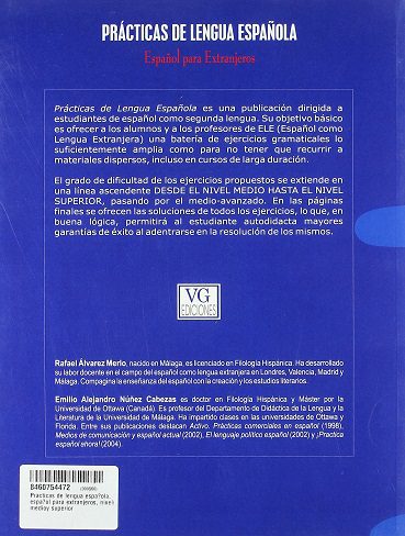 کتاب Prácticas de lengua española: español para extranjeros, niveles medio y superior