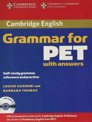 کتاب Cambridge Grammar for PET Book