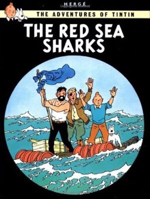 کتاب Tintin The Red Sea Sharks تن تن کوسه های دریای سرخ (گلاسه رحلی رنگی)