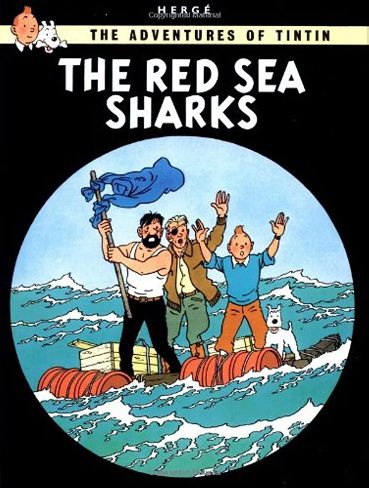 کتاب Tintin The Red Sea Sharks تن تن کوسه های دریای سرخ