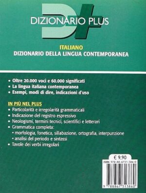 کتاب Dizionario Plus Italiano: Dizionario Della Lingua Contemporanea