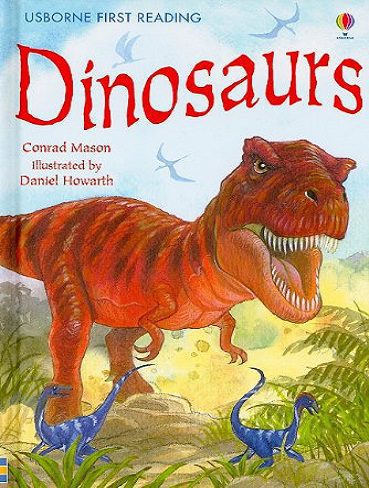 کتاب Dinosaurs (Usborne First Reading Level 3) (بدون حذفیات)