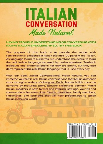 کتاب Italian Conversation Made Natural: Engaging Dialogues to Learn Italian