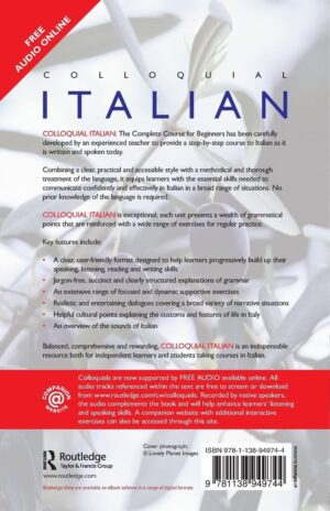 کتاب Colloquial Italian The Complete Course for Beginners محاوره ای ایتالیایی دوره کامل برای مبتدی ها