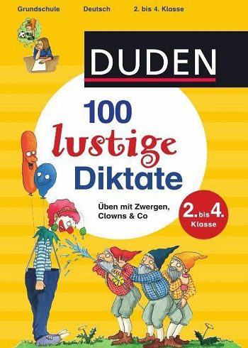 کتاب 100lustige Diktate دیکته خنده دار آلمانی (چاپ رنگی)