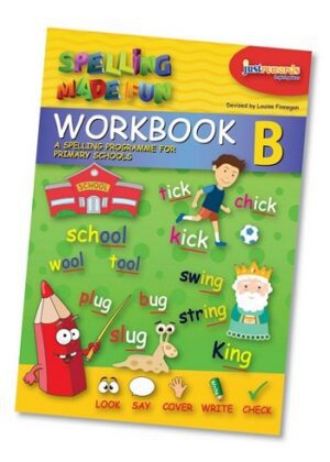 خرید کتاب Workbook B-spelling made fun کتاب املای انگلیسی کودکان خرید کتاب Workbook B-spelling made fun کتاب ملت