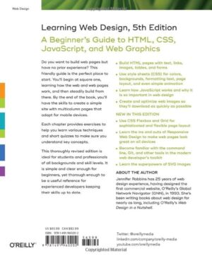 کتاب Learning Web Design (سیاه و سفید)