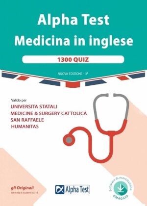 کتاب ALPHA TEST Medicina in Inglese 1300 Quiz