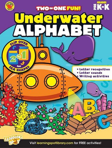 کتاب Underwater Alphabet, Grades PK - K (Two-In-One Fun!)
