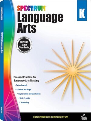 کتاب Spectrum Language Arts Grade K: Ages 5 to 6