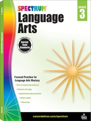 کتاب Spectrum Language Arts Grade 3: Ages 8 to 9