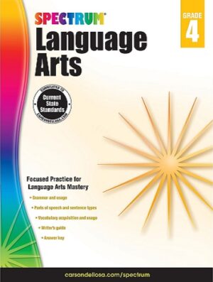 کتاب Spectrum Language Arts Grade 4: Ages 9 to 10