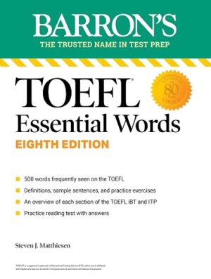 کتاب TOEFL Essential Words, Eighth Edition (Barron's Test Prep)