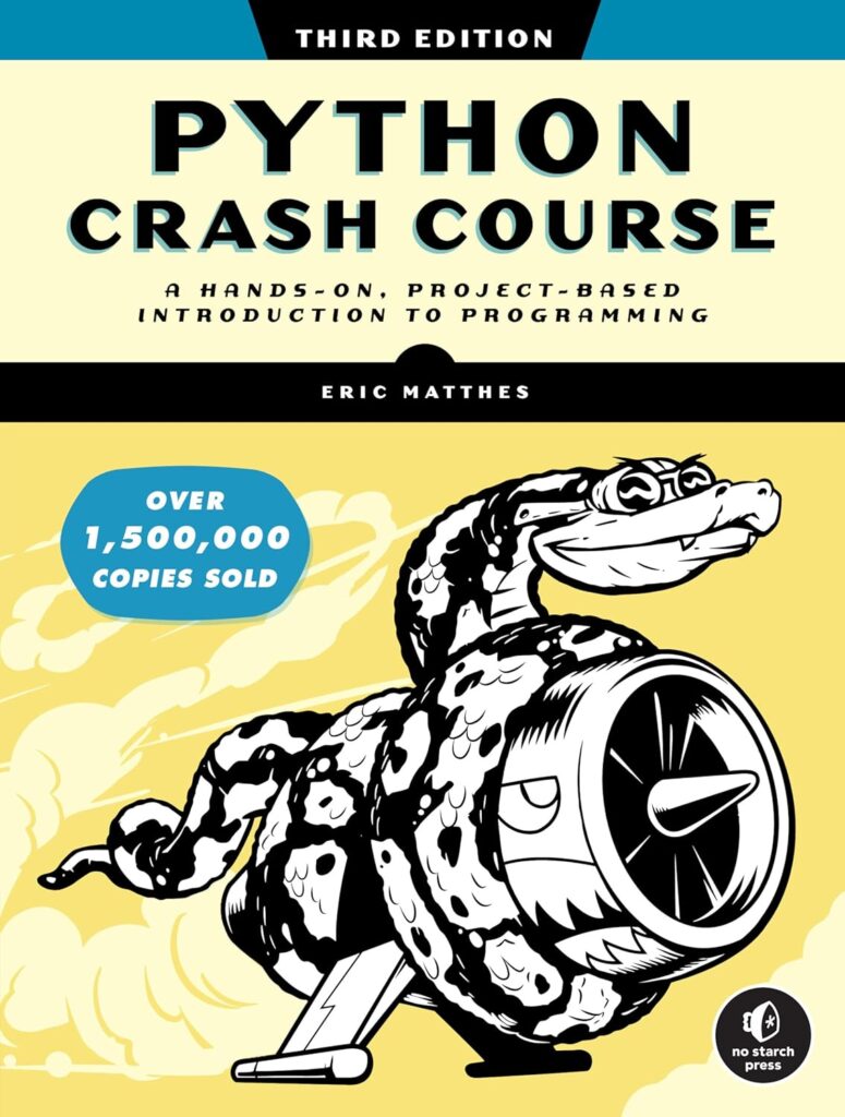 کتاب Python Crash Course 3rd Edition: A Hands-On, Project-Based Introduction to Programming