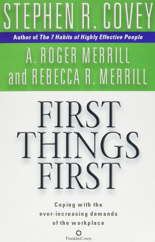 First Things First (متن کامل)