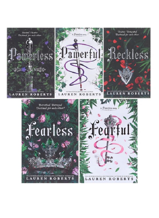 The Powerless Series by Lauren Roberts مجموعه 5 جلدی کتاب Powerless